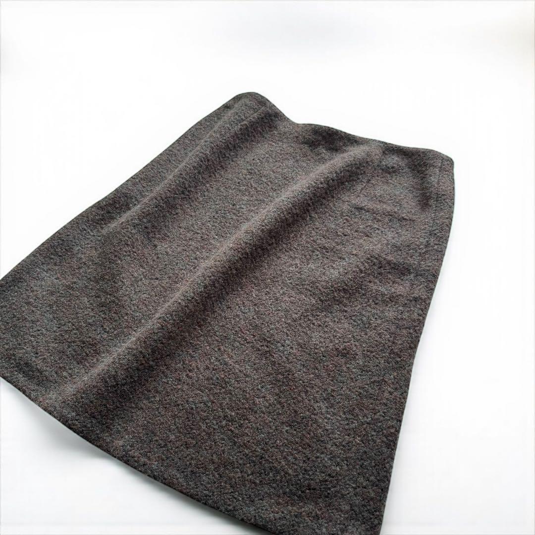 美品✨ザロウ THE ROW ツイード調 起毛　ウールスカート 2