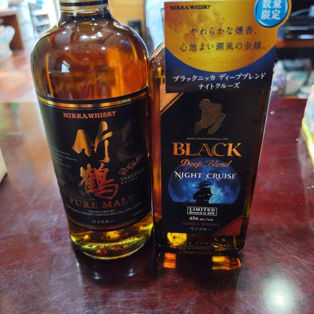 ブラックニッカ ディープブレンド ナイトクルーズ & 竹鶴ピュアモルト