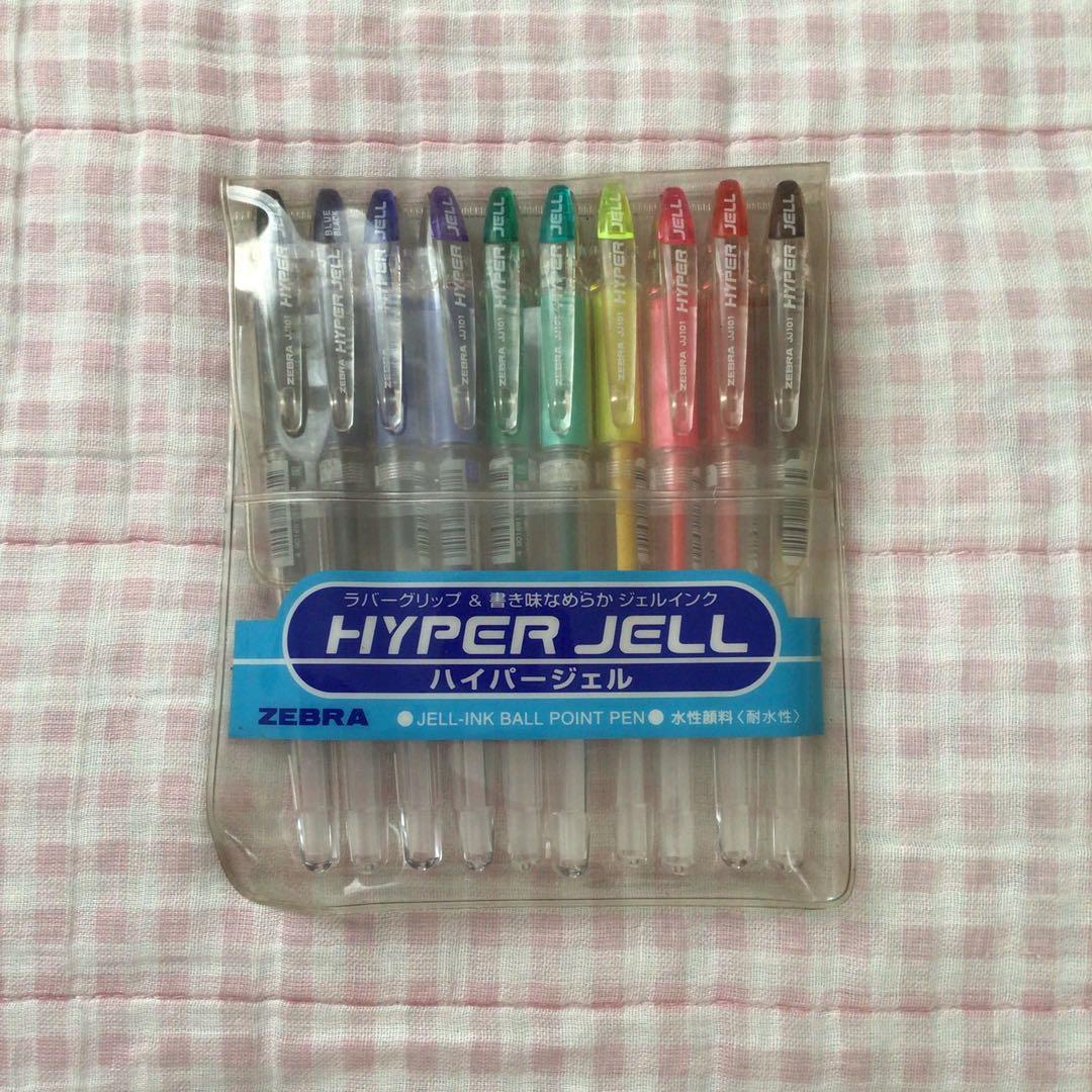 ゼブラ ボールペン ハイパージェル 10色セット 廃盤 ペン回し - メルカリ