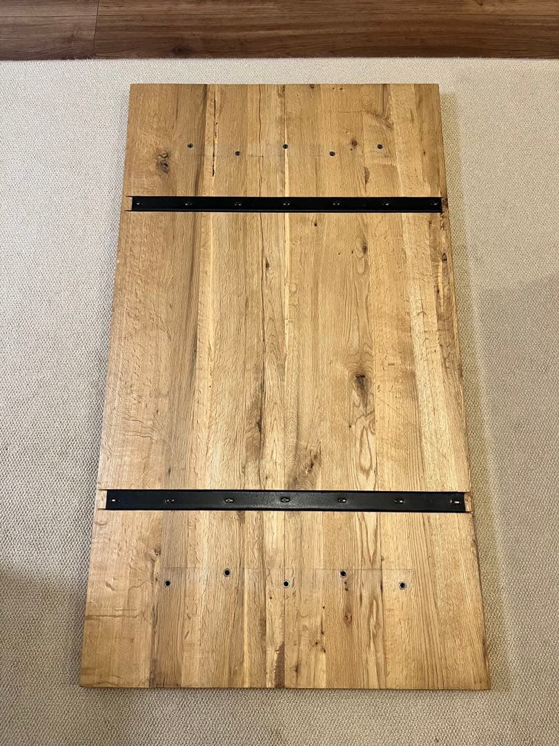 クッパ ダイニング テーブル 135cm オーク材　ダブルデイ　クラッシュゲート