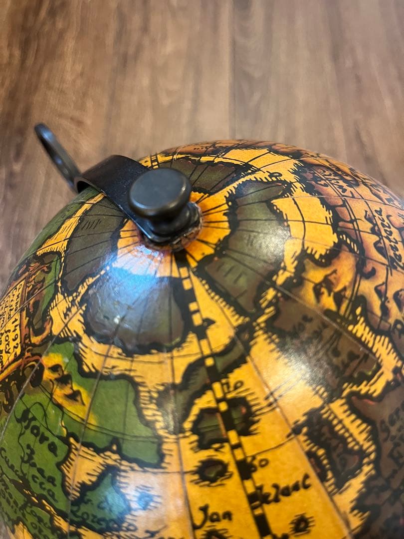 古地図風 地球儀 アンティーク調 アイアン - メルカリ