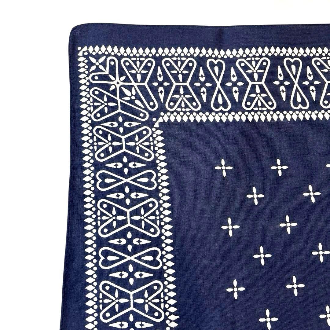 ミントコンディション　WAMCRAFT クロス柄バンダナ