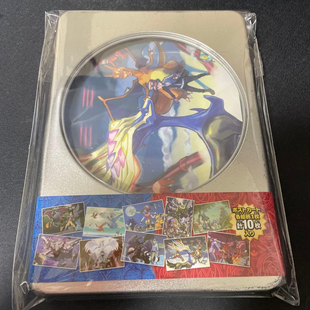 2014 ポケモンセンター限定ポケモン 缶入り ポストカードセット 10枚組