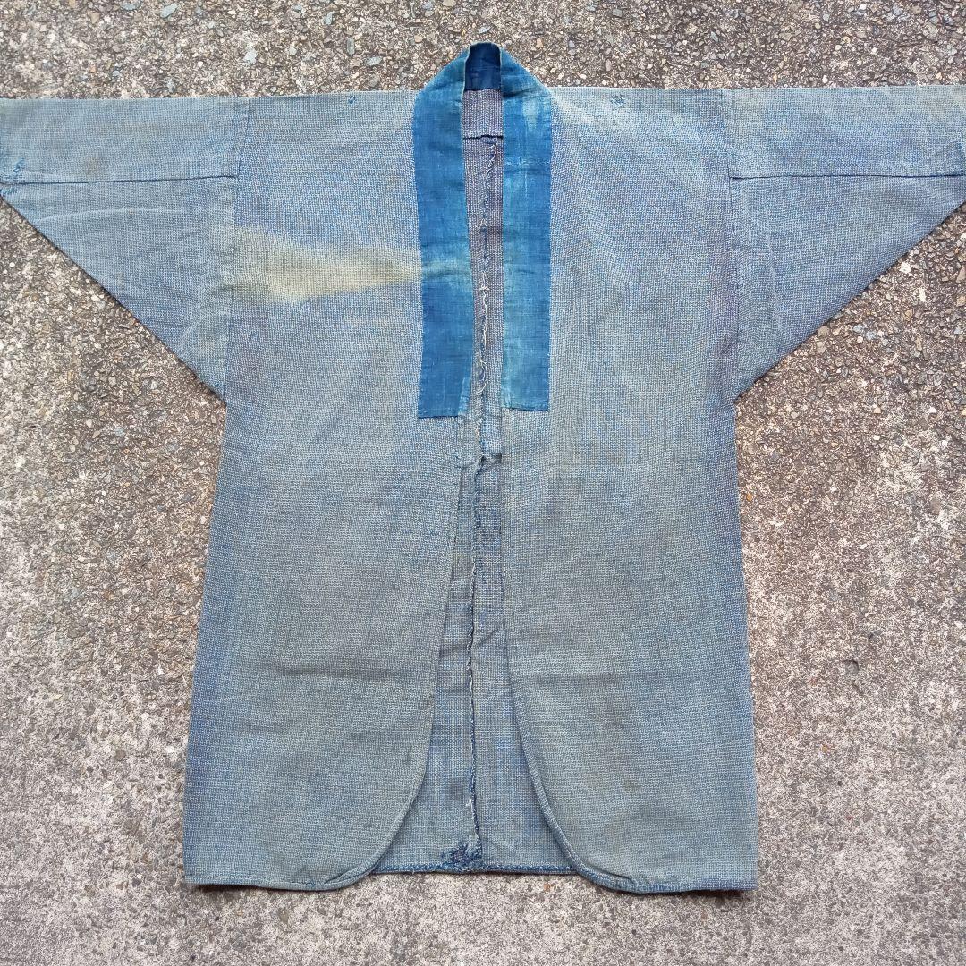 シンプル 野良着 襤褸 羽織 アンティーク