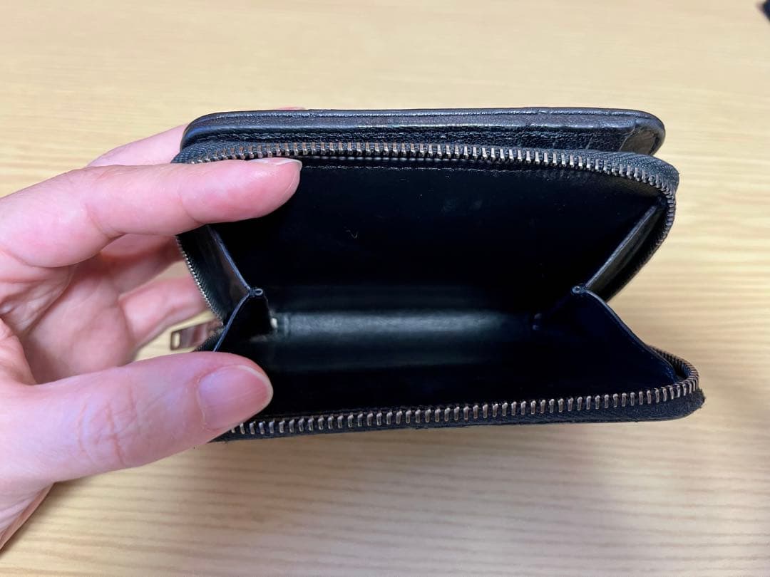 YSL ブラック 二つ折り財布 保存袋付き｜Saint Laurent ブラック 二