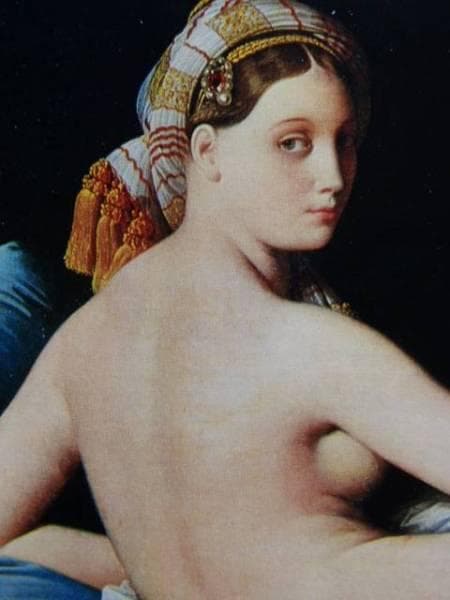 ドミニク・アングル、【グランド・オダリスク】、希少豪華画集画、新品高級額・額装付