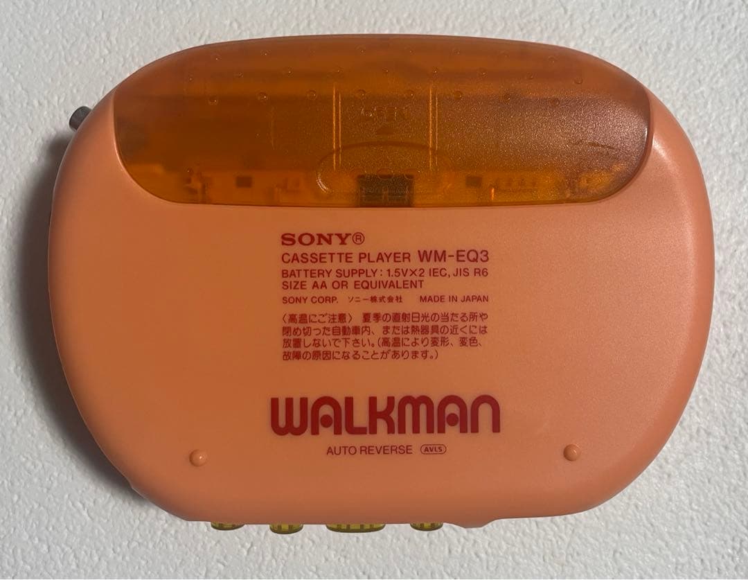 ジャンク品】 SONY カセットウォークマン WM-EQ3 Beans