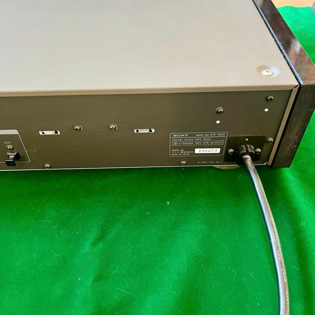 ジャンク扱い】SONY DTC-59ES DATデッキ 録音済みテープ付き