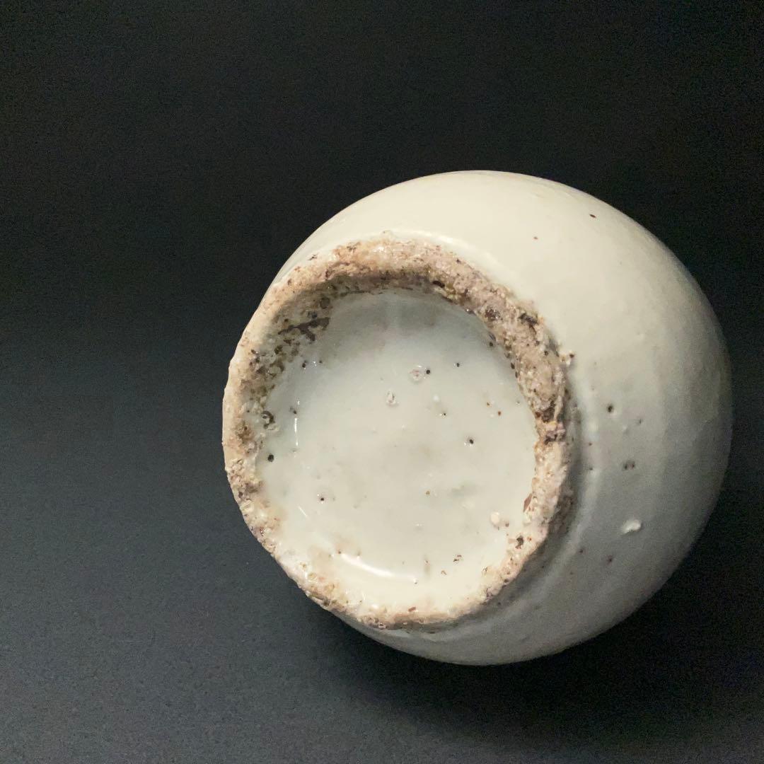 朝鮮美術　李朝　白磁徳利　骨董　R1406ダC