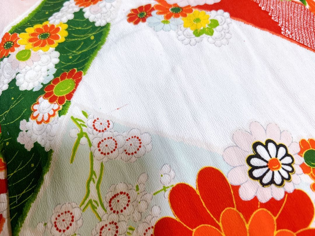 アンティークフルセット♡七五三　5歳から7歳　女の子　一式　レトロ　白