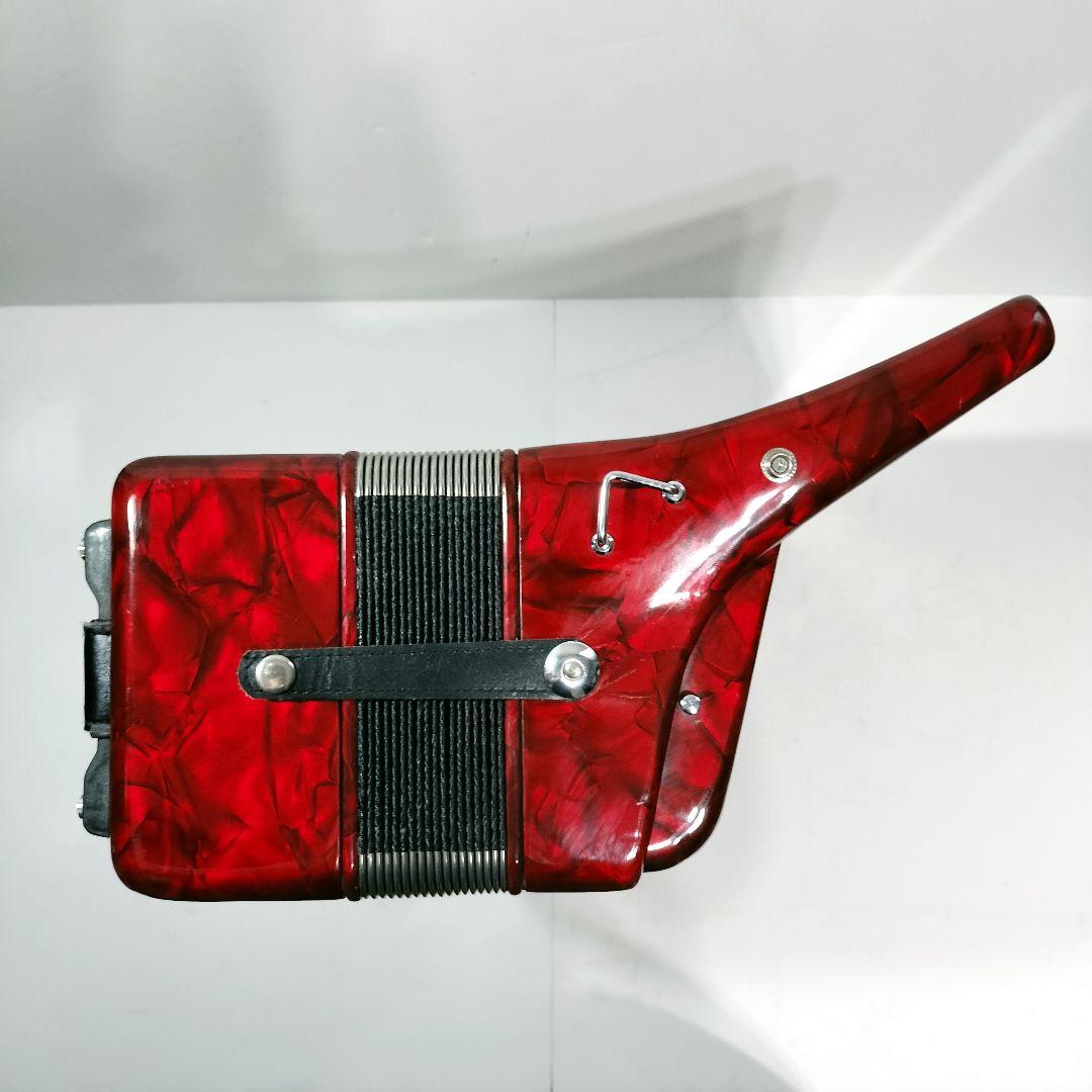 キョーリツ アコーディオン ACD-500 32鍵盤 ケース付き 赤 - メルカリ