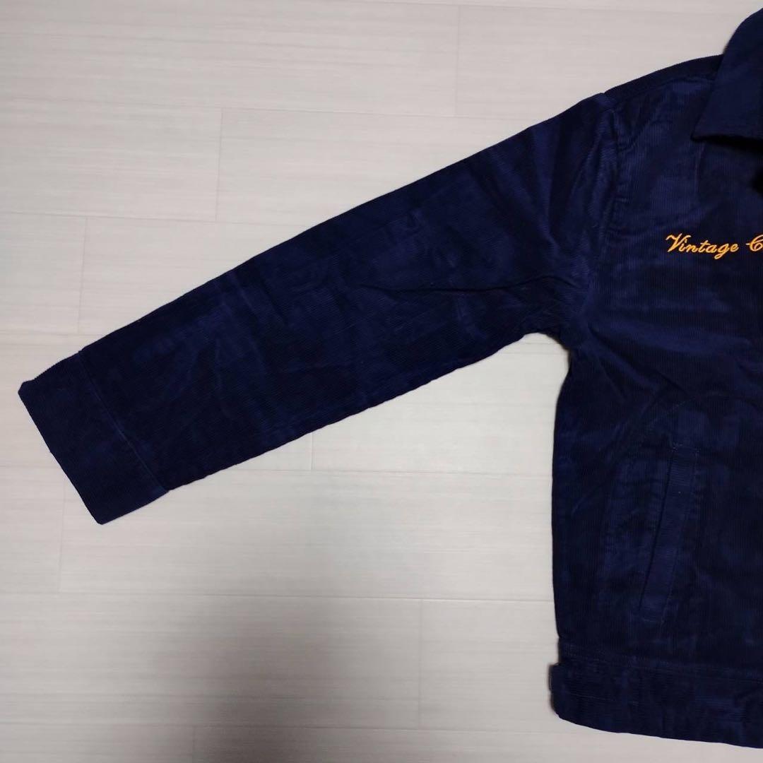 ☆セレクト☆ 新品 濃紺 コーデュロイ ジャケット FFA風 TEXAS 刺繍