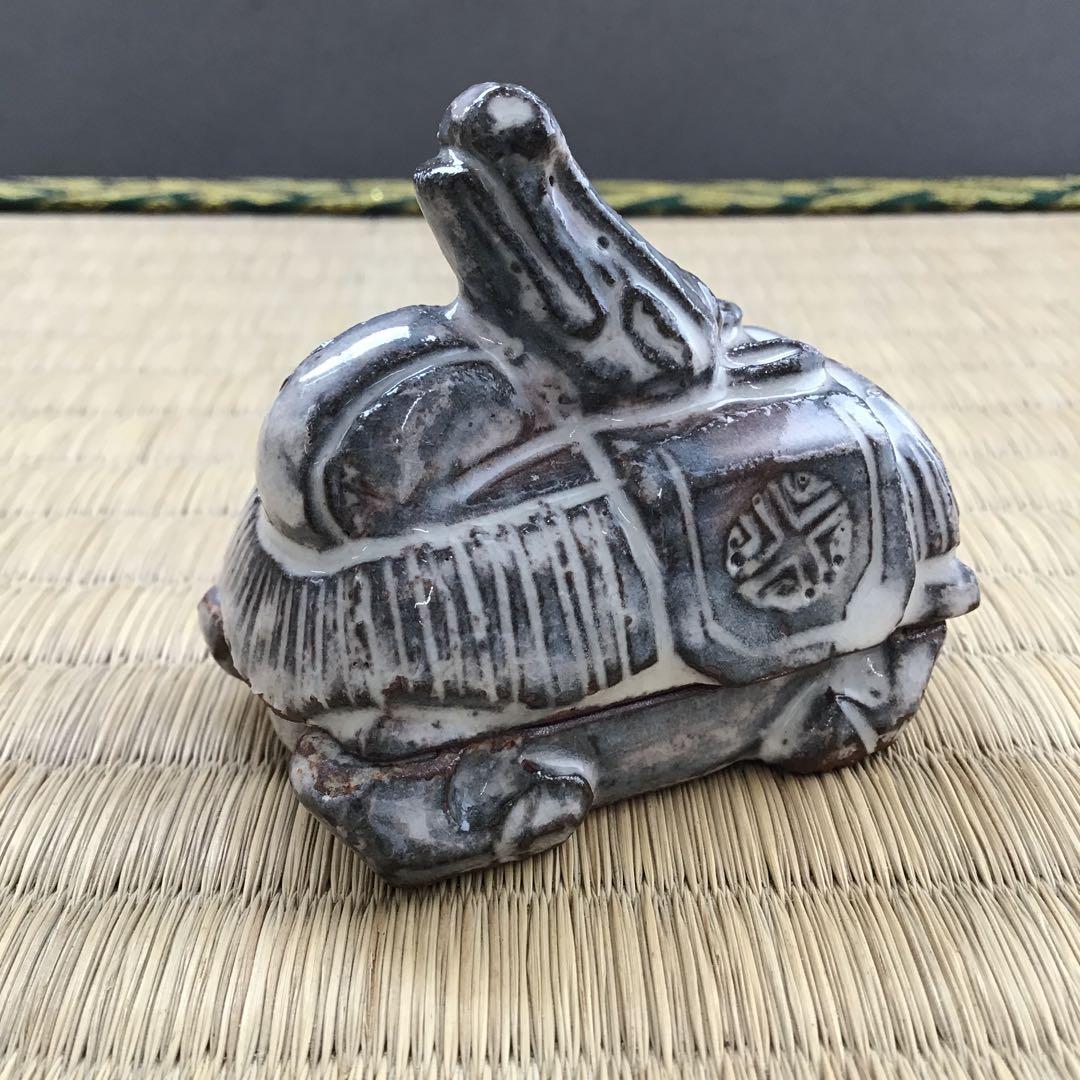⭐️茶道具 香合 干支午香合 瑞峰作 共箱 S88KG