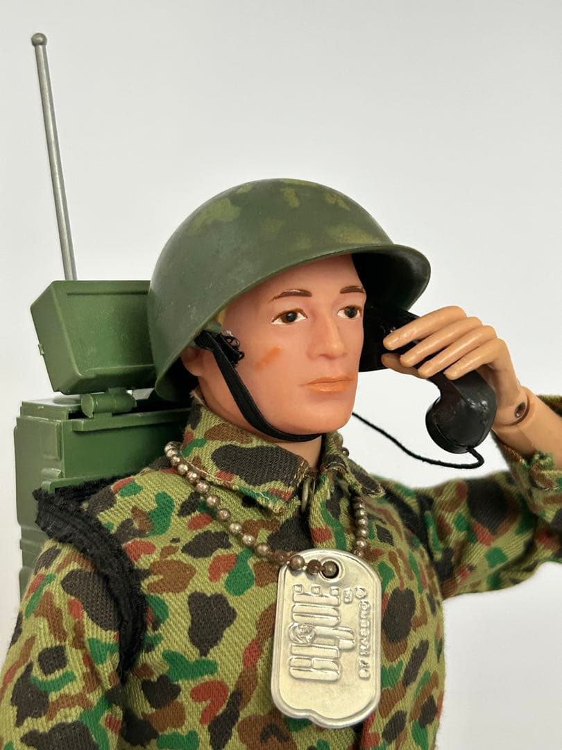 ビンテージGIジョー　1964 アクションマリーン通信兵セット②元箱付　ハスブロ