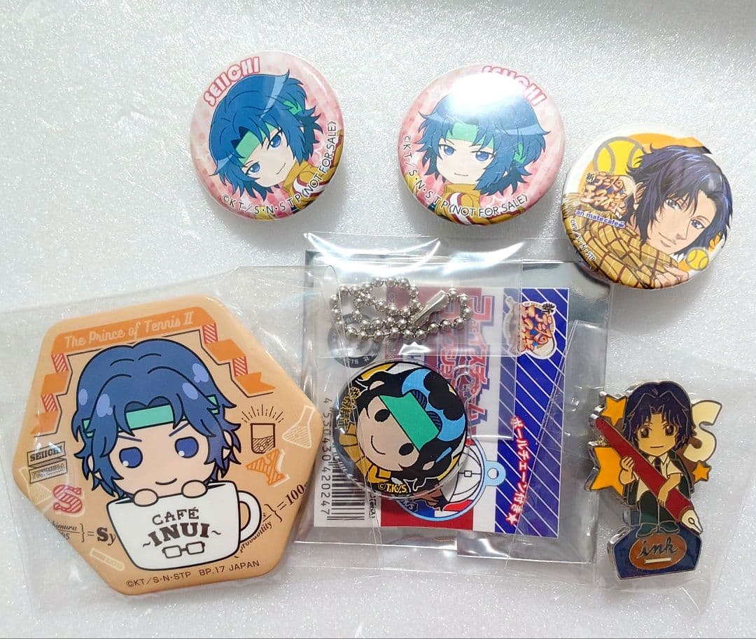 新テニスの王子様 缶バッジ キーホルダー 幸村精市 - メルカリ