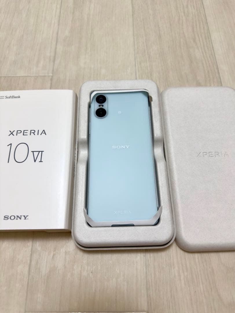 一括支払い 未使用 Sony Xperia 10 VI ブルー