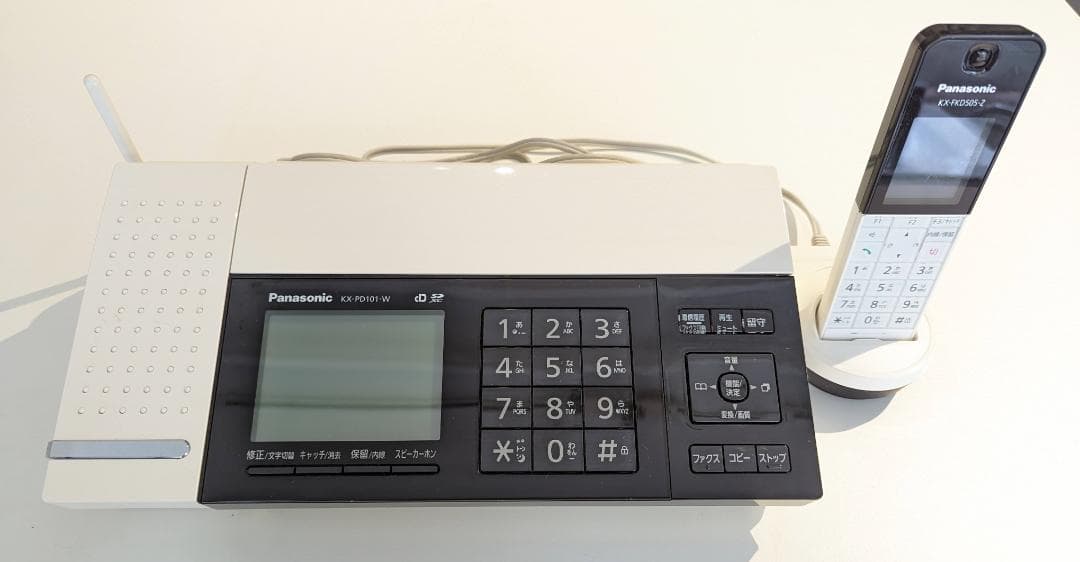 FAX 電話 Panasonic KX-PD101-W FAX 電話 Panasonic KX-PD101-W