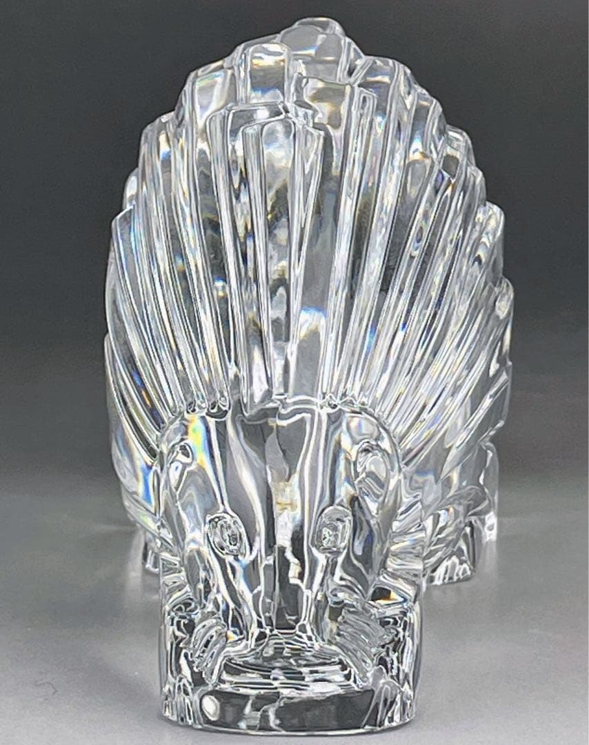 美品・希少】Baccarat バカラ ハリネズミ 針鼠 ぺーパーウェイト 置物