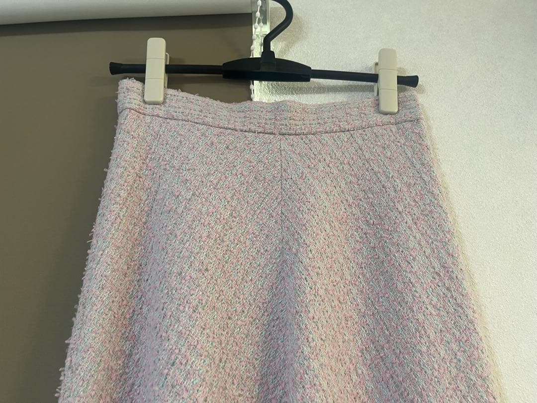 即購入可 ⭐︎ 美品　アナイ　ANAYI ツィード　スカート　ピンク　36