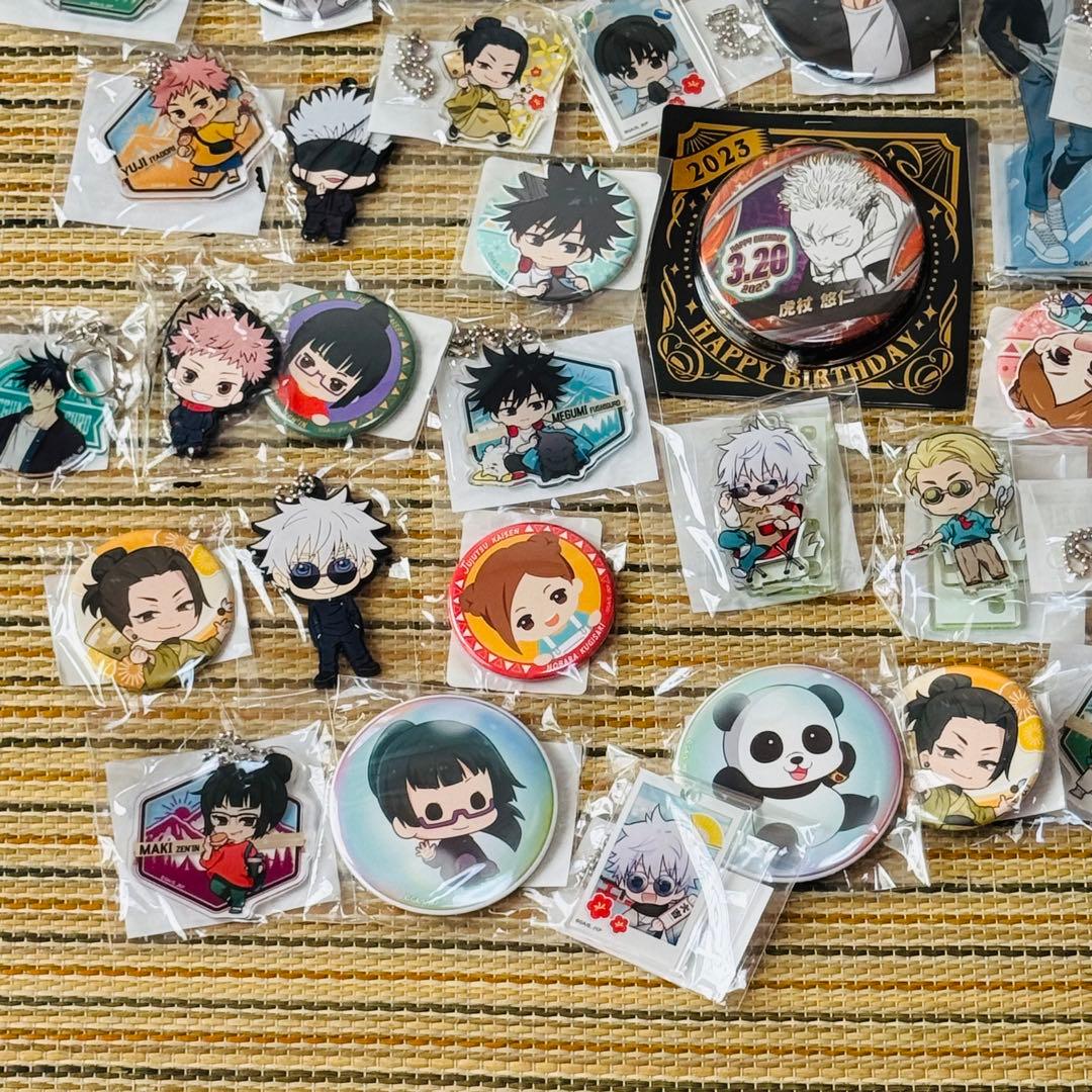 呪術廻戦 伏黒恵 缶バッジ アクリルキーホルダー 43点 まとめ売り 様