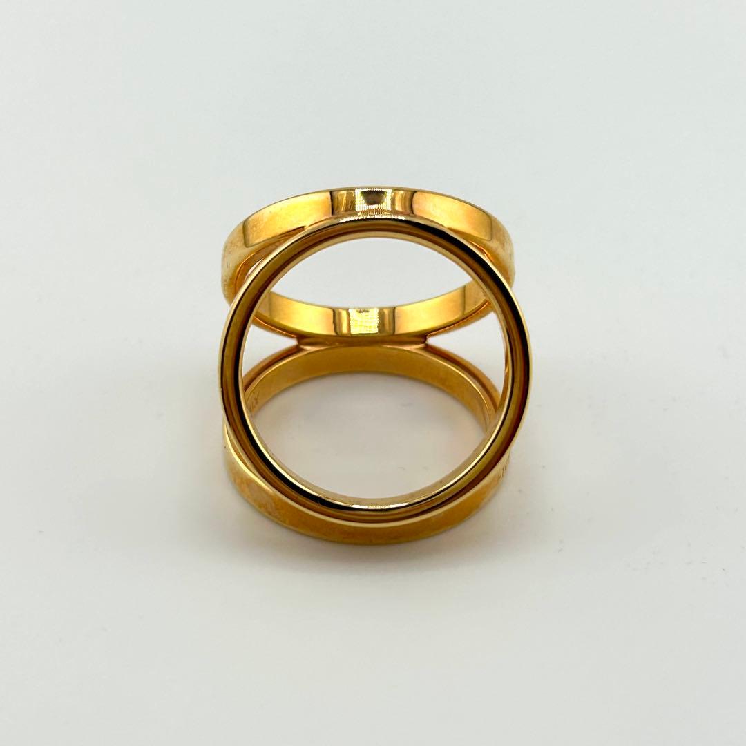 ✨極上美品・箱保存袋付✨　HERMES エルメス　スカーフリング　トリオ