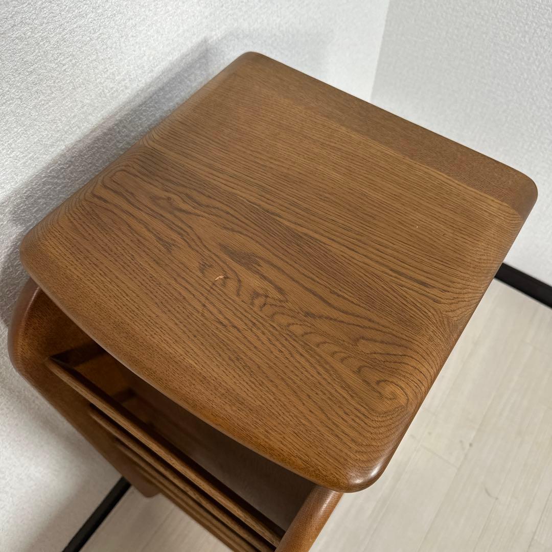 展示品 浜本工芸 スリッパラック 木製 棚 花台 電話台 収納棚 i4 展示