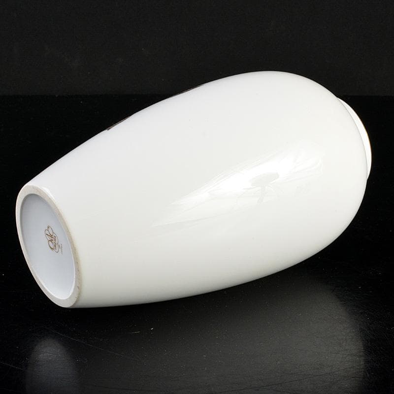 大倉陶園　OKURA　金蝕薔薇文　花瓶　N　6265