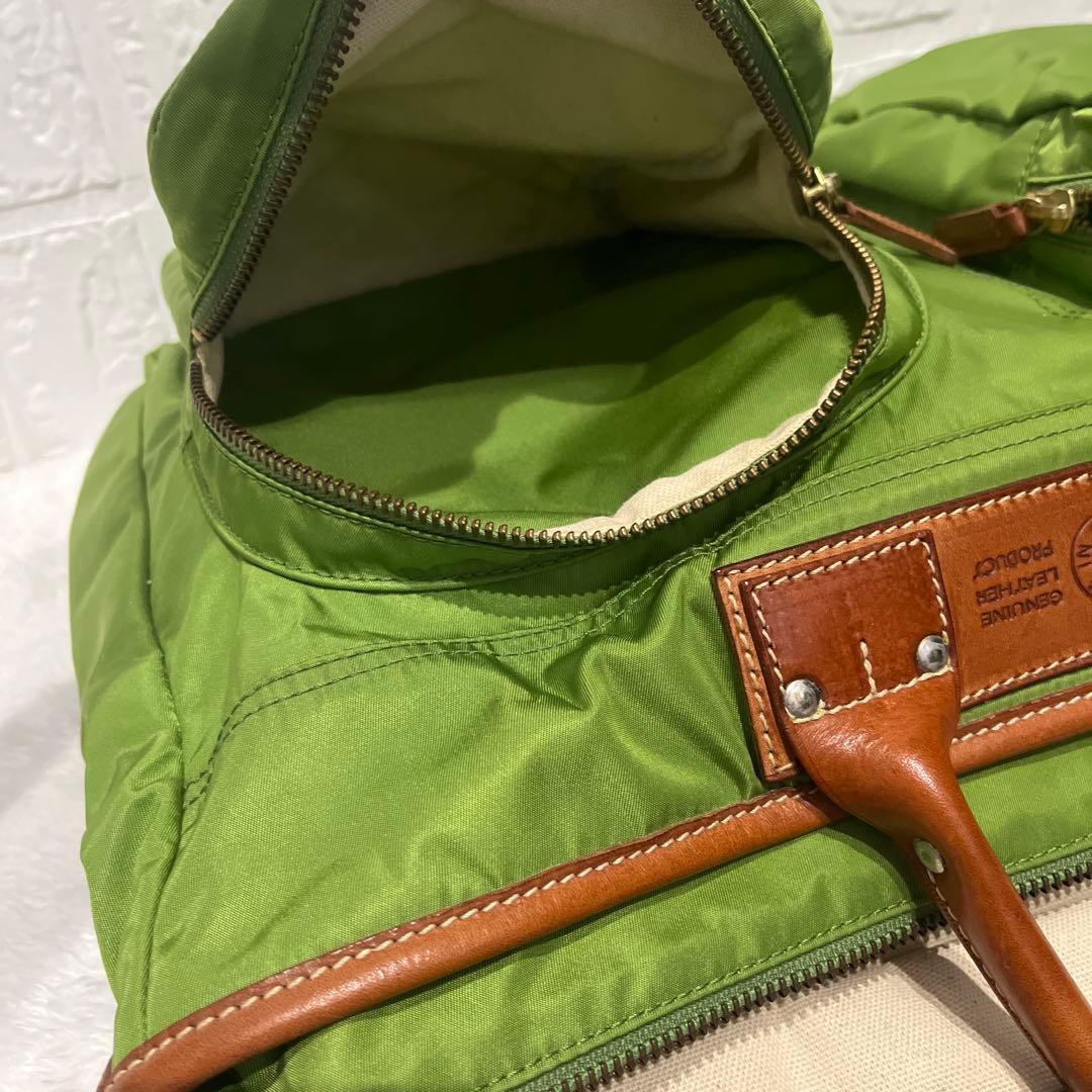 【美品　希少カラー】フェリージ ビジネスバッグ 2way グリーン 05-54