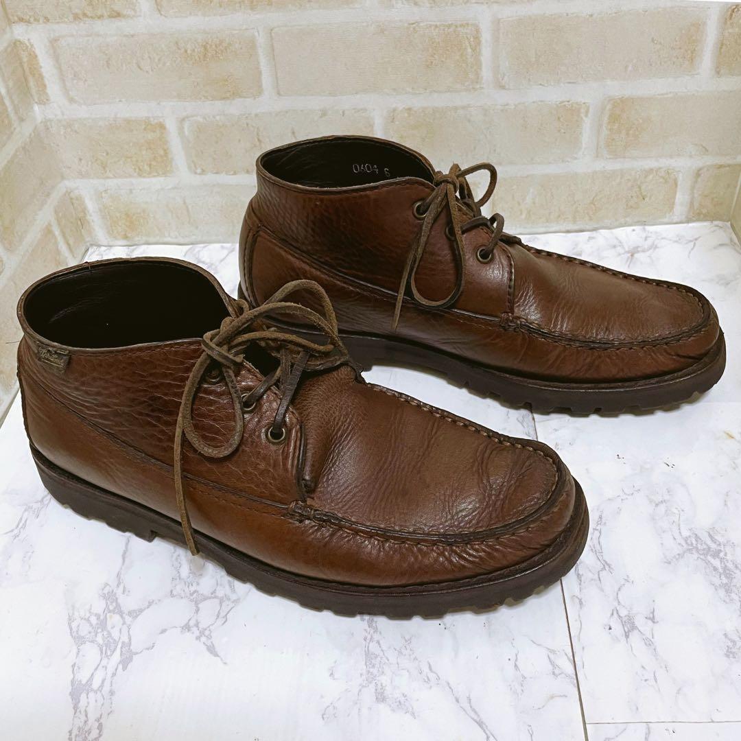 Paraboot ブラウン モカシンブーツ