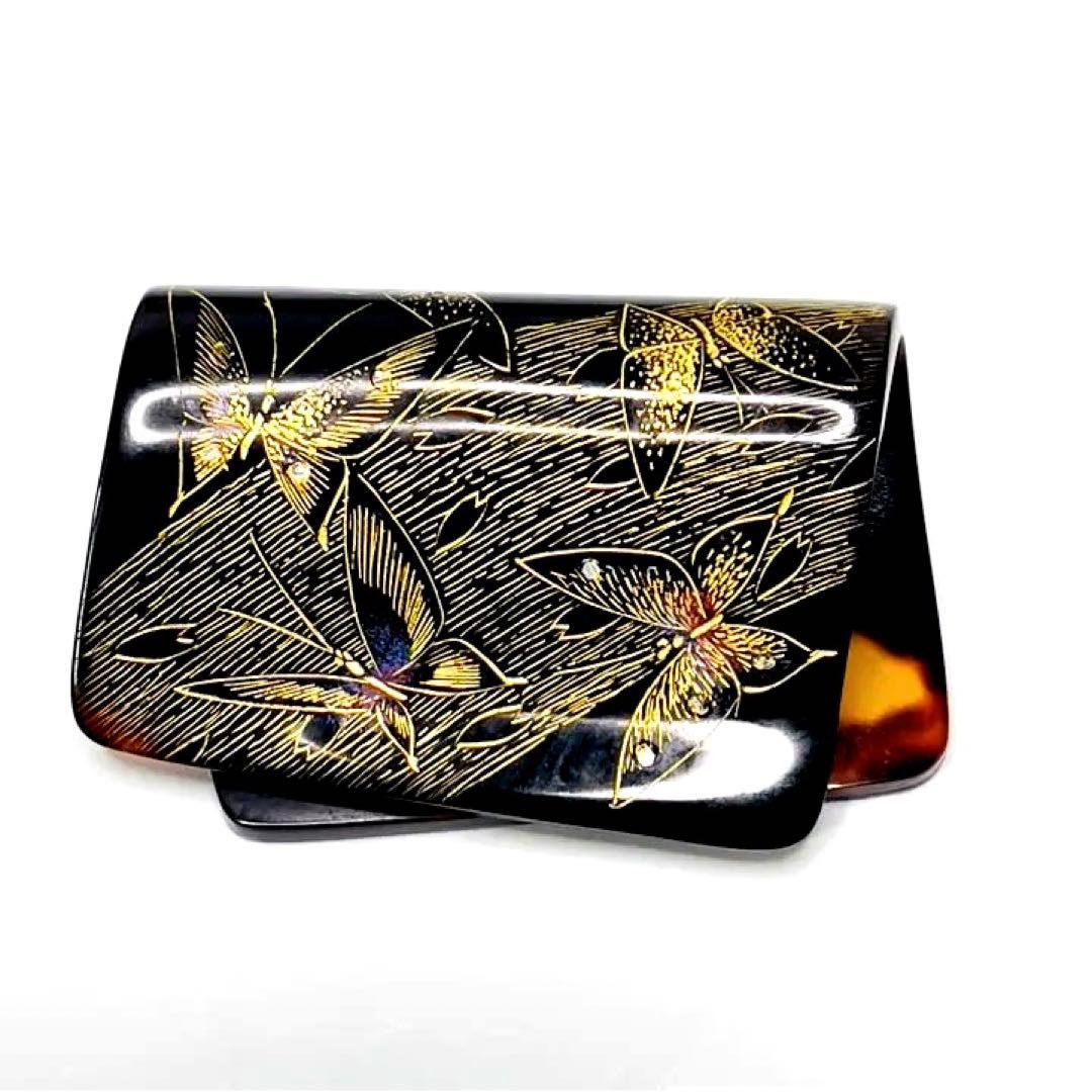 本鼈甲 金細工蒔絵 帯留めとペンダント2way松山武司作家物