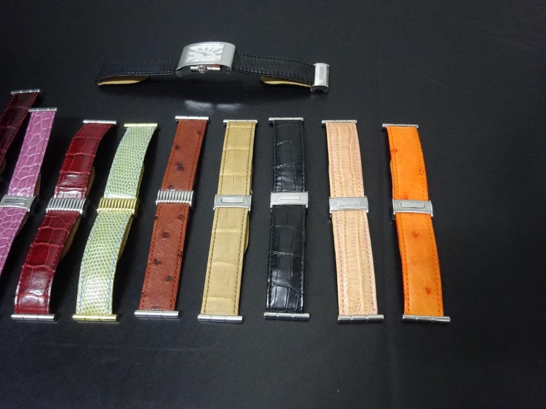 替えベルト9本付き Boucheron ブシュロン リフレ メンズサイズ 本物