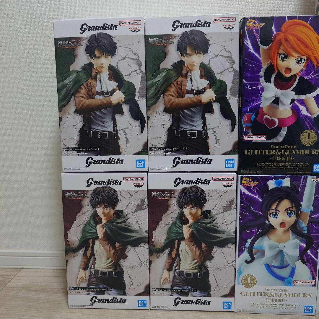 進撃の巨人などプライズフィギュアまとめ売り（15個）