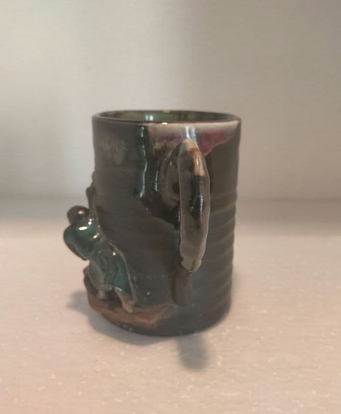 希少 里帰り 隅田焼 井上良斎 高浮彫 カップ アンティーク - メルカリ