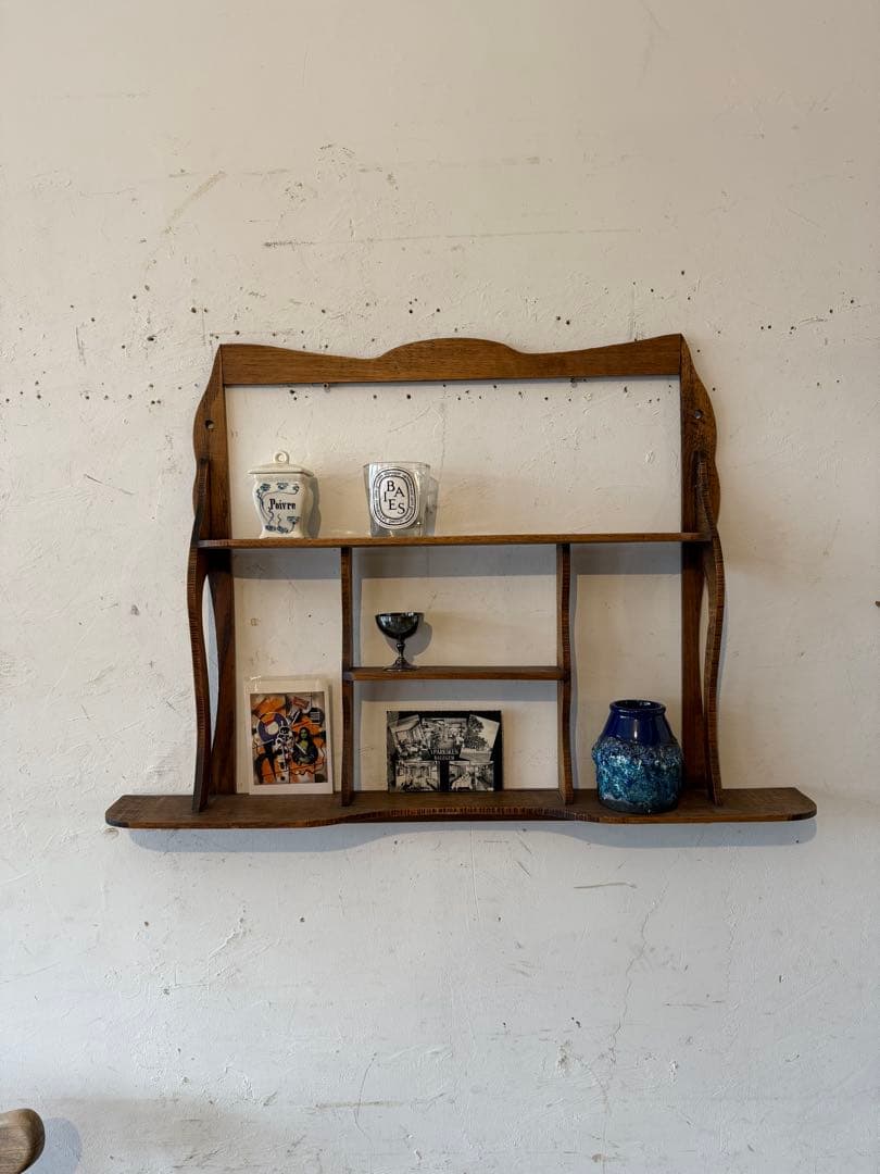 年末・年始SALE ビンテージ ウォールシェルフ ウォールラック 飾り棚