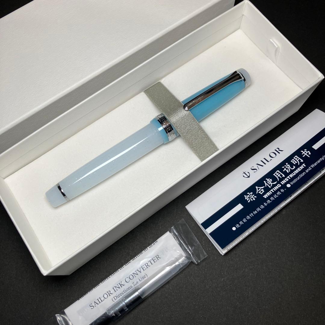 セーラー万年筆 限定 プロフェッショナルギア さっぽろ雪まつり 21k 太字 B セーラー万年筆 限定 プロフェッショナルギア さっぽろ雪まつり 21k