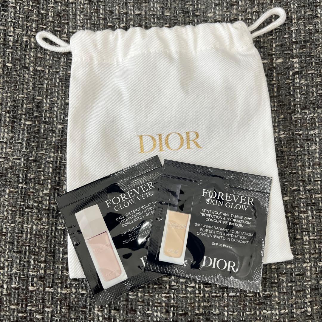 Dior　マザーズ　ディオールオリジナルポーチ　刺繍　ノベルティ　サンプル