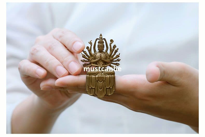 仏教美術 仏像 千手観音菩薩仏像 銅製 銅器 工芸品 置物