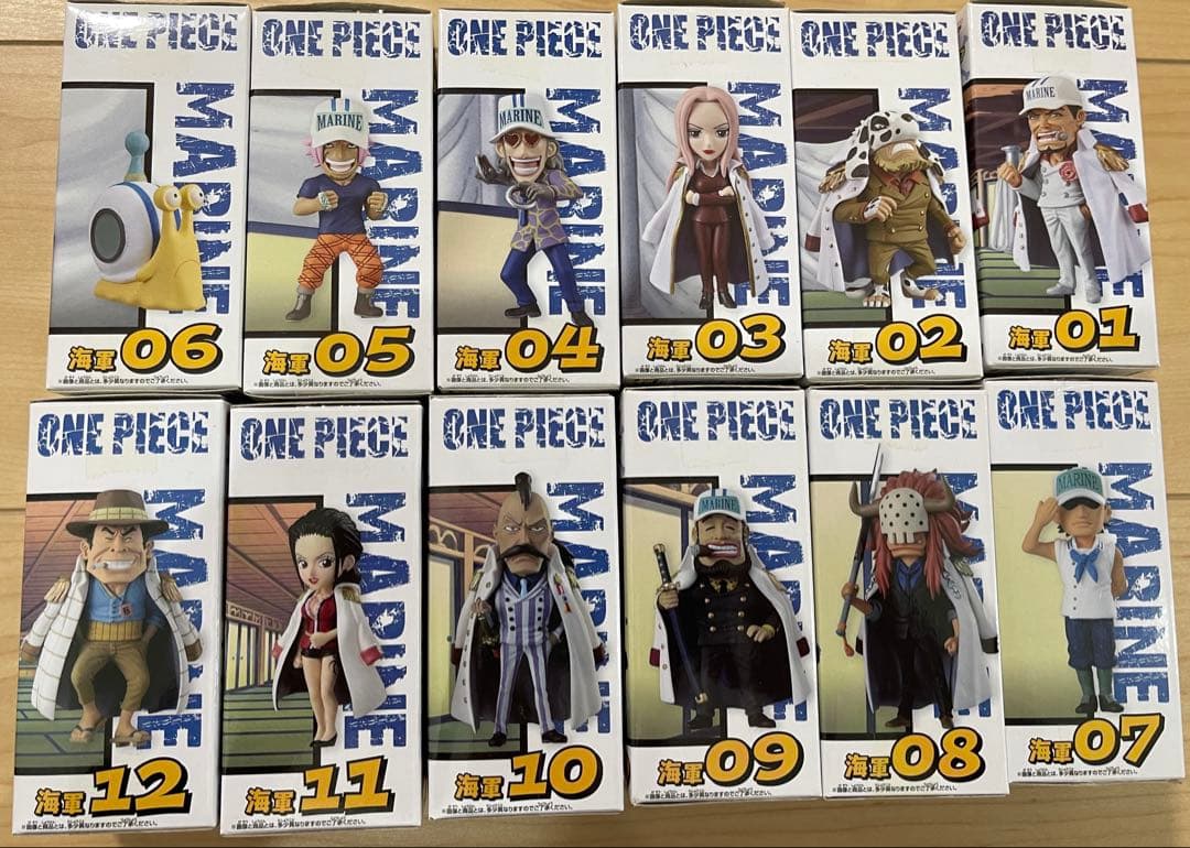 ONE PIECE 海軍ワーコレフィギュア 12体セット