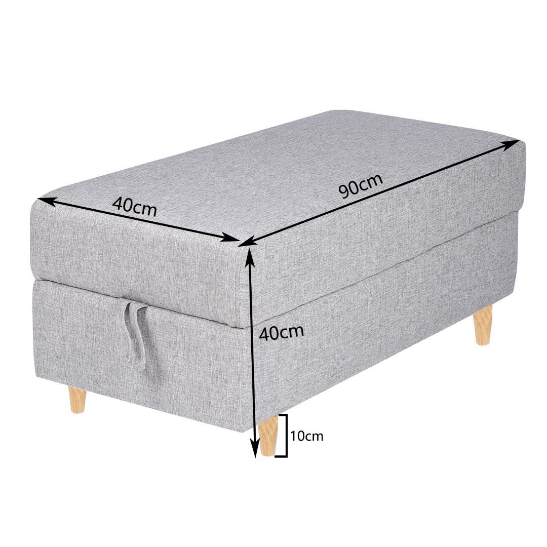 2点 ソファ足踏み 履物台 収納スツール 多機能一体型 インテリア収納家具