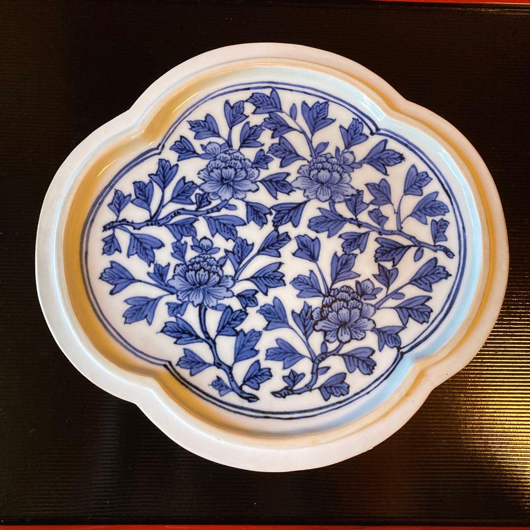 茶道食篭染付京焼