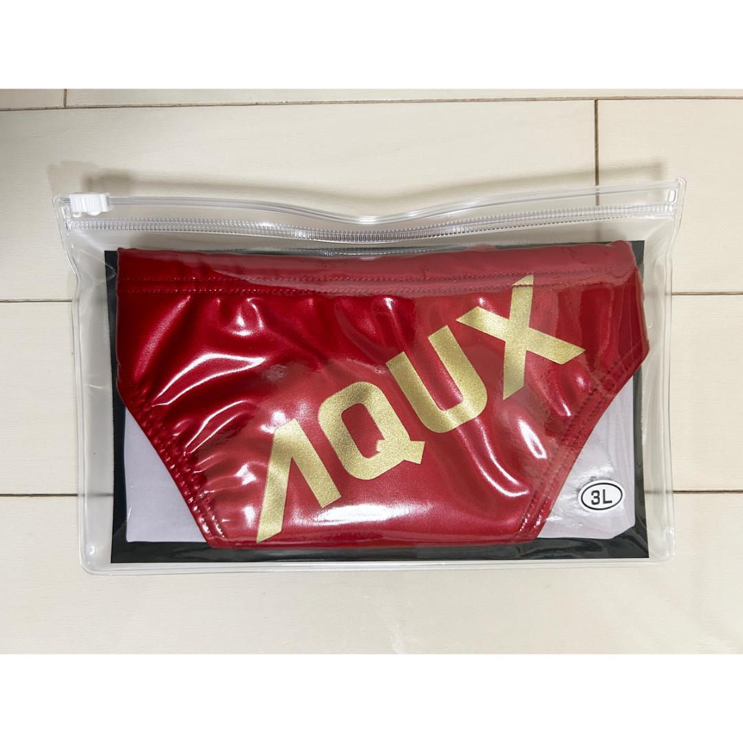 AQUX【貴重なXXL！超光沢！秒速完売！】競パン ポロパン/EGDE ミズノ