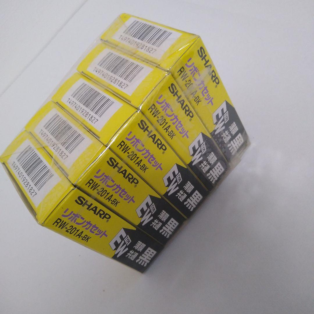 シャープ インクリボン(黒) RW201A-BK 5本パック - メルカリ
