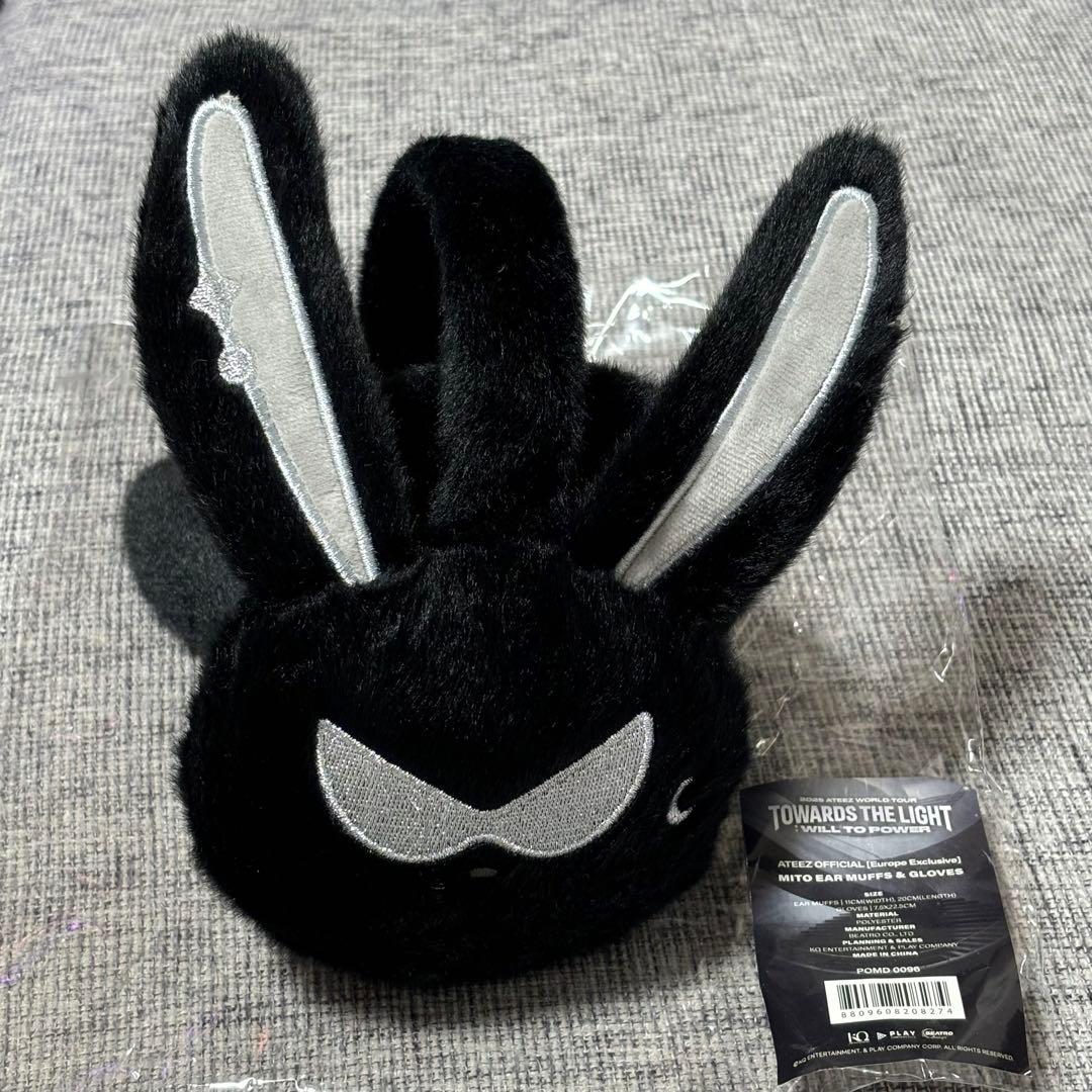 ATEEZ ヨーロッパ 限定 MD MITO イヤーマフ 耳あて 手袋セット①