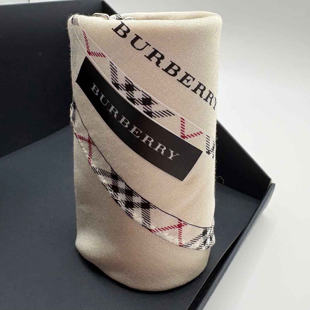 【美品】BURBERRY バーバリー テディベア グレー 総柄 ハンカチセット