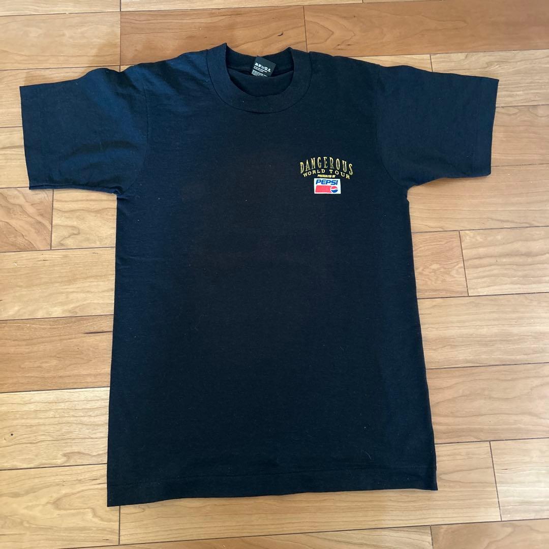 激レアマイケルジャクソン デンジャラス ワールドツアー Tシャツ ペプシ