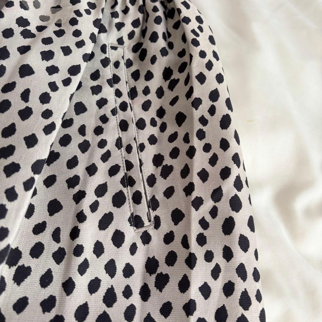 極美品✨ビアズリー 2023AW レオパードジャガードキュロットパンツ