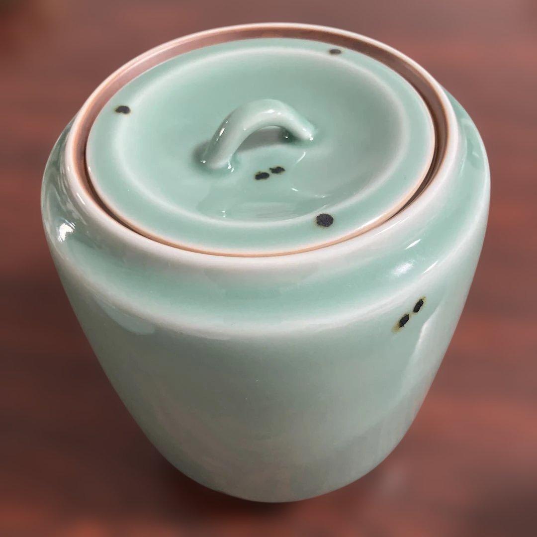 1-135)青磁 飛青磁 陶器 茶道具セット風炉用柄杓付き 楽天市場】茶道具