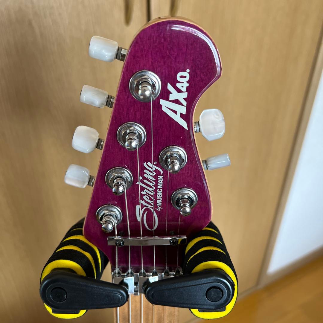 Sterling by MUSICMAN AX40パープルEVH風一部改造