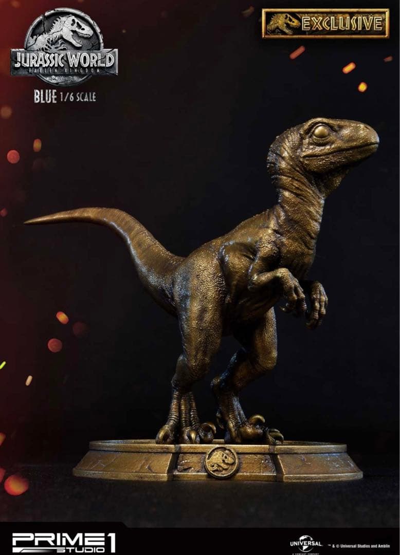 プライム1スタジオ　ブルー　ジュラシック・ワールド／炎の王国 1/6 フィギュア