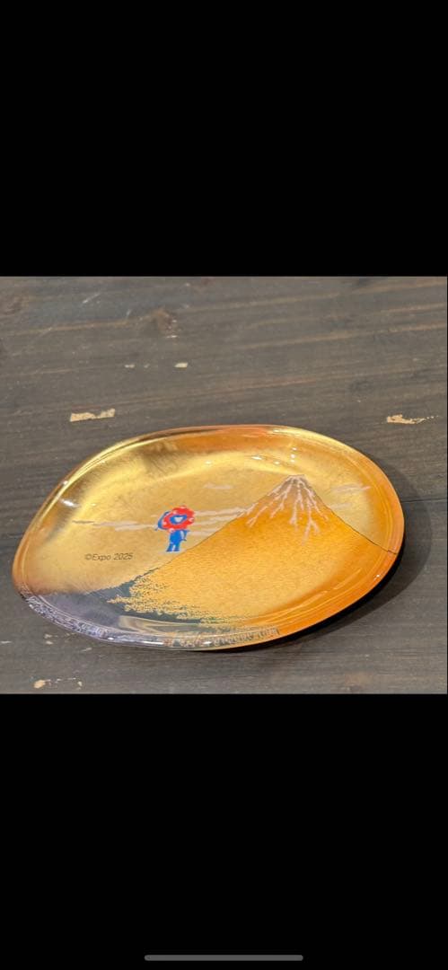 未開封 箔一 ミャクミャク 金箔 箔名画 ガラストレー 小皿 大阪万博